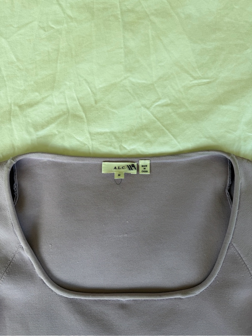 A.L.C. Belle Square Neck Knit Long Sleeve Top - Picture 3 of 8